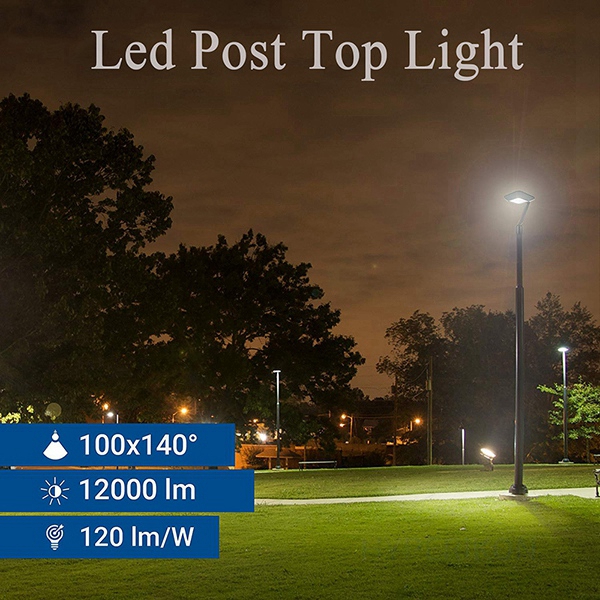 20w Commercial Parking Lot Lights 5000k Ip65 90w Mental Halide Equivalent With Dlc And Etl Listed (4)