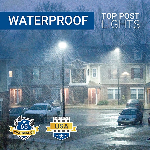 20w Commercial Parking Lot Lights 5000k Ip65 90w Mental Halide Equivalent With Dlc And Etl Listed (6)