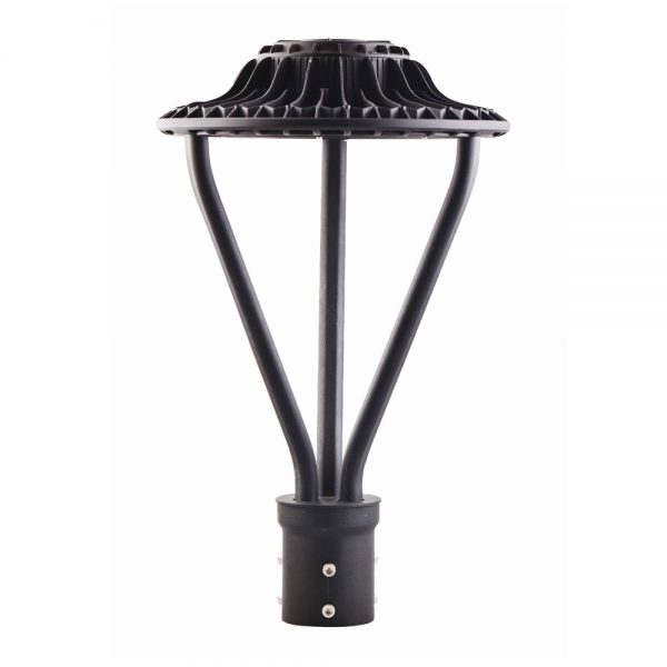 LED Post Top IP67 30W 3,900lm with Black Finish for Street Scapes Lighting (4)