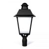 30w Post Top Lantern Led Ip65 3,600lm 5000k With Etl Dlc Listed 100 277vac Black Finish (2)