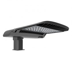 100w Parking Lot Lights Ip66 Waterproof 13,000 Lumens 4000k With Etl Dlc Listed Black Finish