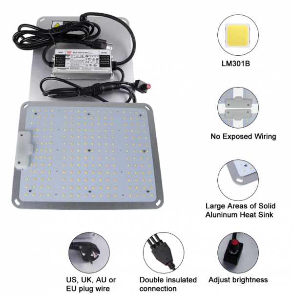 110w Full Spectrum Led Grow Lights Ip65 With Fcc Listed (2)