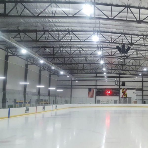 150w Ufo Led Ip65 19,500lm 5000k With Ring Mounted Black Finish For Warehouse Lighting (2)