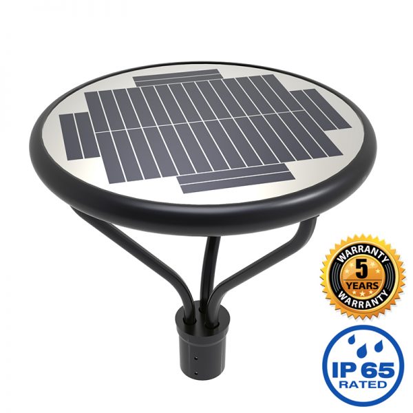 20w All In One Solar Led Pole Top Area Light 5000k (8)