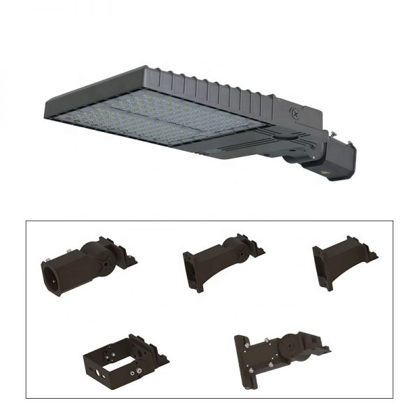 Usa Stock Shoebox Light 320w 44800lm Ip65 277 480vac,5060hz With Etl Dlc Approved (6)