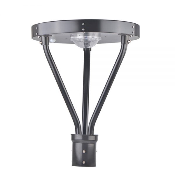 Solar Led Post Top Light 25w Ip65 3,000lm 75w Mental Halide Equivalent For Area Lighting 250