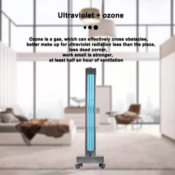 Sterilize Light Mobile Disinfection Tower For Clinic And Laboratories (18)