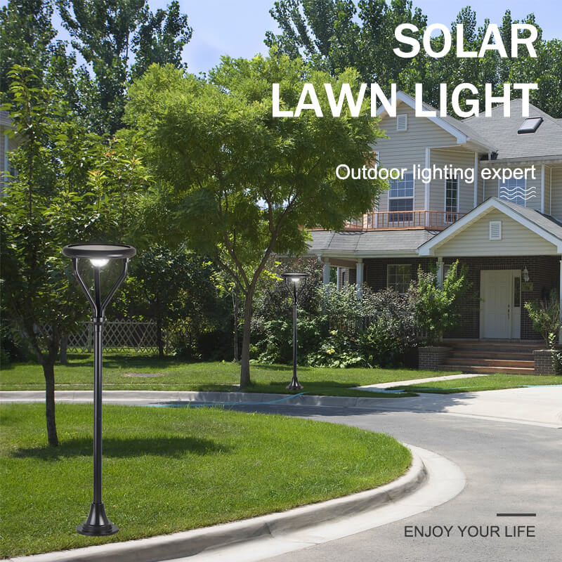 Solar Garden Lights Outdoor 10w 1000lm 3000k And 5000k With Etl Dlc Approved For Walkway (2)