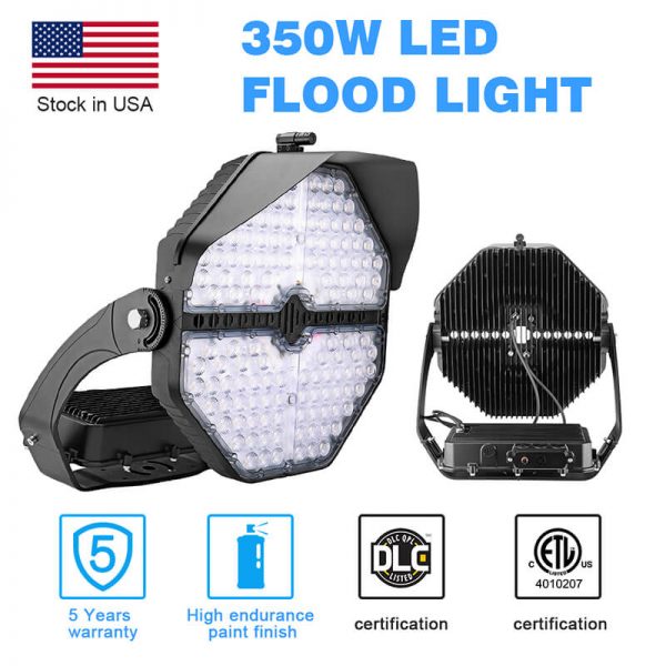 350w Led Sports Lighting 51000lm Ip65 5000k Bright White 1 10v Dimmable With Etl Dlc Listed For Stadium (9)