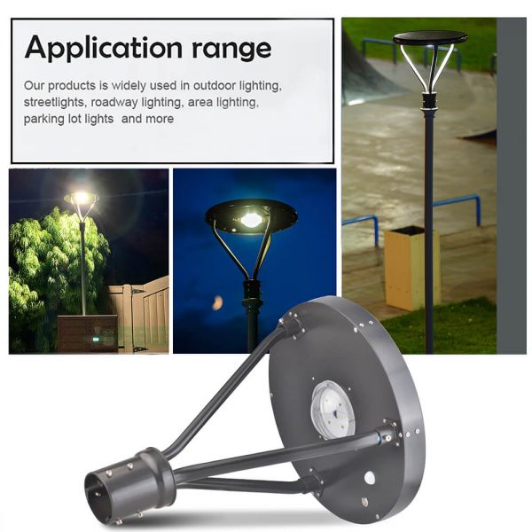 Easy Installation Solar Energy Led Post Top 25w 3,000lm Ip65 Etl Dlc Certified For Courtyard Lighting (2)