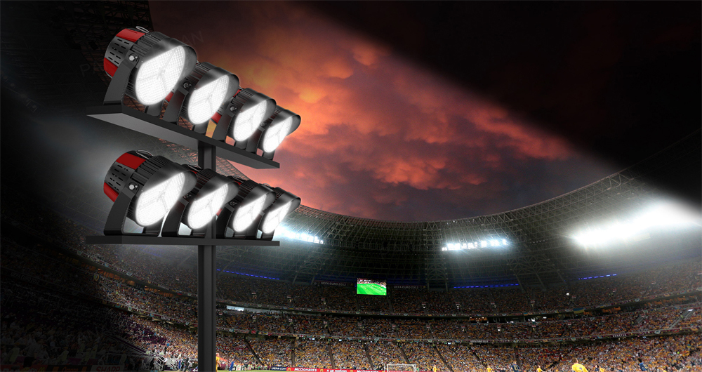 LED Sports Lighting, Professional Football Stadium Lights