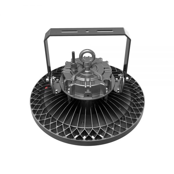 Ufo High Bay Light 150w 21000lm Ip65 5000k Ac100 277v 120° Beam Angle With Etl Dlc Listed For Workshop (3)