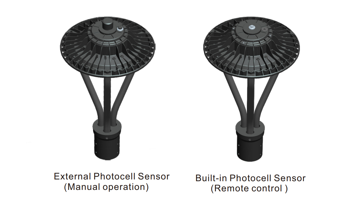 Adjustable Post Top Led Area Light 30w 50w 75w In One Light Ac100 277v Ip67 With Dlc Listed For Yard (1)