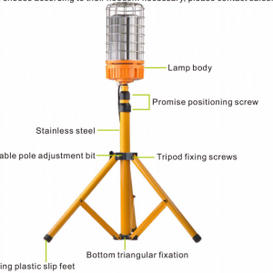 150w 19,500lm Yesbulb Portable Led Temporary Work Light 100 277vac 5706k With Tripod