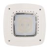 150w Led Canopy Light 1 10v Dimmable 5000k With White Housing Transparent Pc Cover For Gas Station Area Light (1)