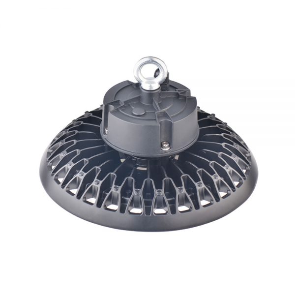 High Bay Led Ufo 100w 120w 150w All In One Lamp 3000k 4000k 5000k Black Finish For Warehouse Lighting (8)