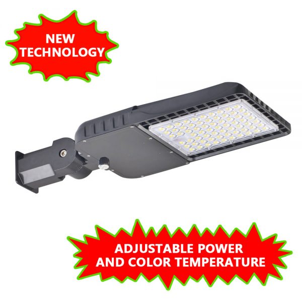 Led Shoebox Fixtures 100w150w200w And 3000k4000k5000k All In One Ip65 With Slipfitter Mount 100 277vac (11)