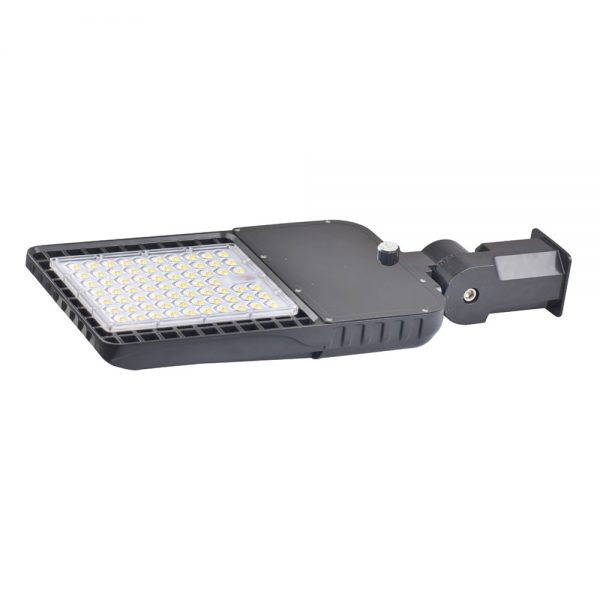 Led Shoebox Fixtures 100w150w200w And 3000k4000k5000k All In One Ip65 With Slipfitter Mount 100 277vac (2)