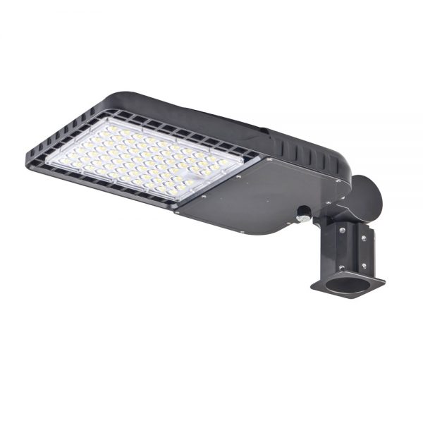 Led Shoebox Fixtures 100w150w200w And 3000k4000k5000k All In One Ip65 With Slipfitter Mount 100 277vac (7)