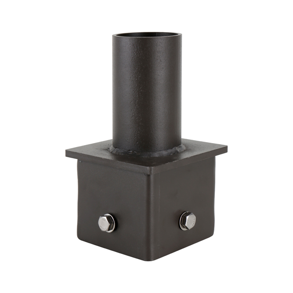 Tenon Adapter For 5 Square Pole Mount With 2 38 O.d. Tenon