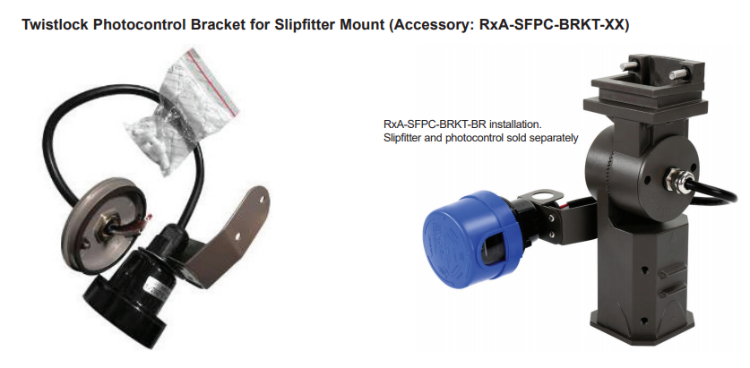 Twistlock Photocontrol Bracket For Slipfitter Mount