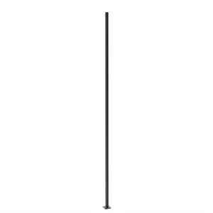 30‘ Square Straight Steel Pole Height 5″ Wide 11 Gauge Dark Bronze Finish Msss511g30d (2)
