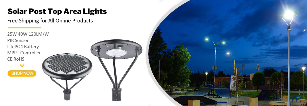 Solar Post Top Lights