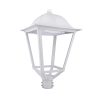 25w 30w 50w 75w All In One Post Top Area Light Ac100 277v Cct Adjustable 3000k4000k5000k White Finish With Etl Listed For Garden (6)