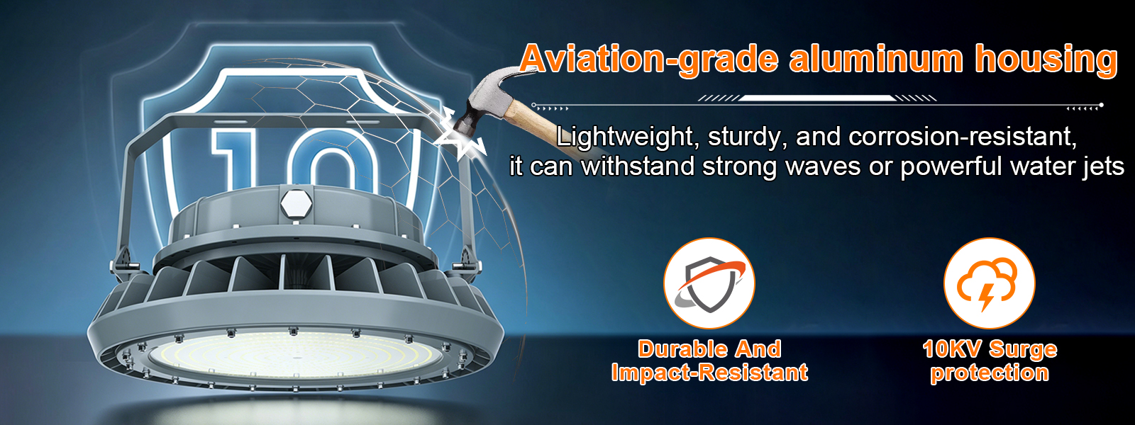 Class I Division Ii Hazardous Locations Luminaires 300w Ac100 277v 5000k Dimmable 42000lm Ip66 With Etl Ul Certified For Offshore Oil Rigs (4)