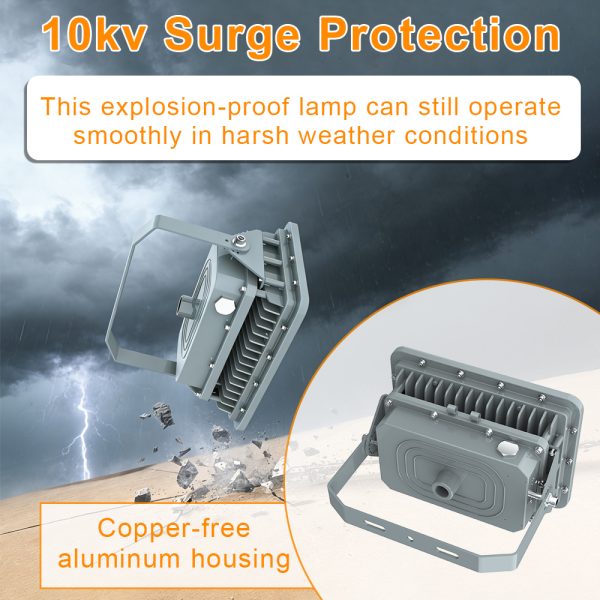 Explosion Proof Led Light Fixtures Ac100 277v 60w Ip66 With Etl Ul Listed For Class 1 Division 2 Hazardous Location (6)