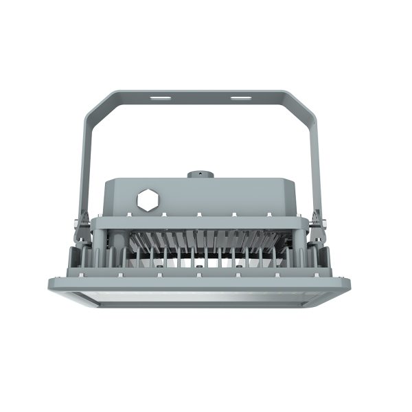 Explosion Proof Work Light Ac100 277v 400w Ip66 5000k 56000lm With Adjustable Trunnion Bracket For Chemical Plant