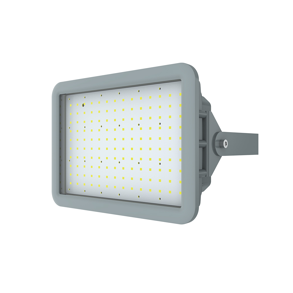 Explosion Proof Work Light Ac100 277v 400w Ip66 5000k 56000lm With Adjustable Trunnion Bracket For Chemical Plant (7)