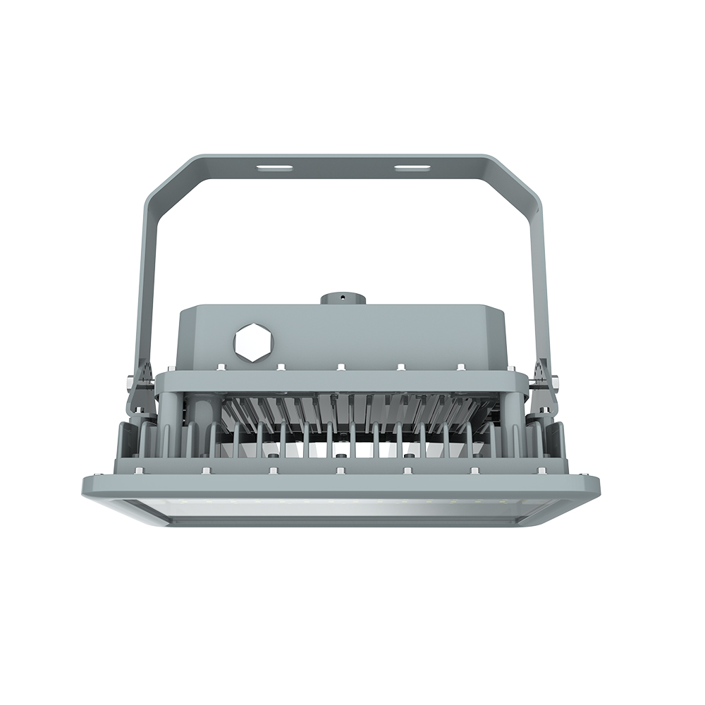 Explosion Proof Work Light Ac100 277v 400w Ip66 5000k 56000lm With Adjustable Trunnion Bracket For Chemical Plant (8)