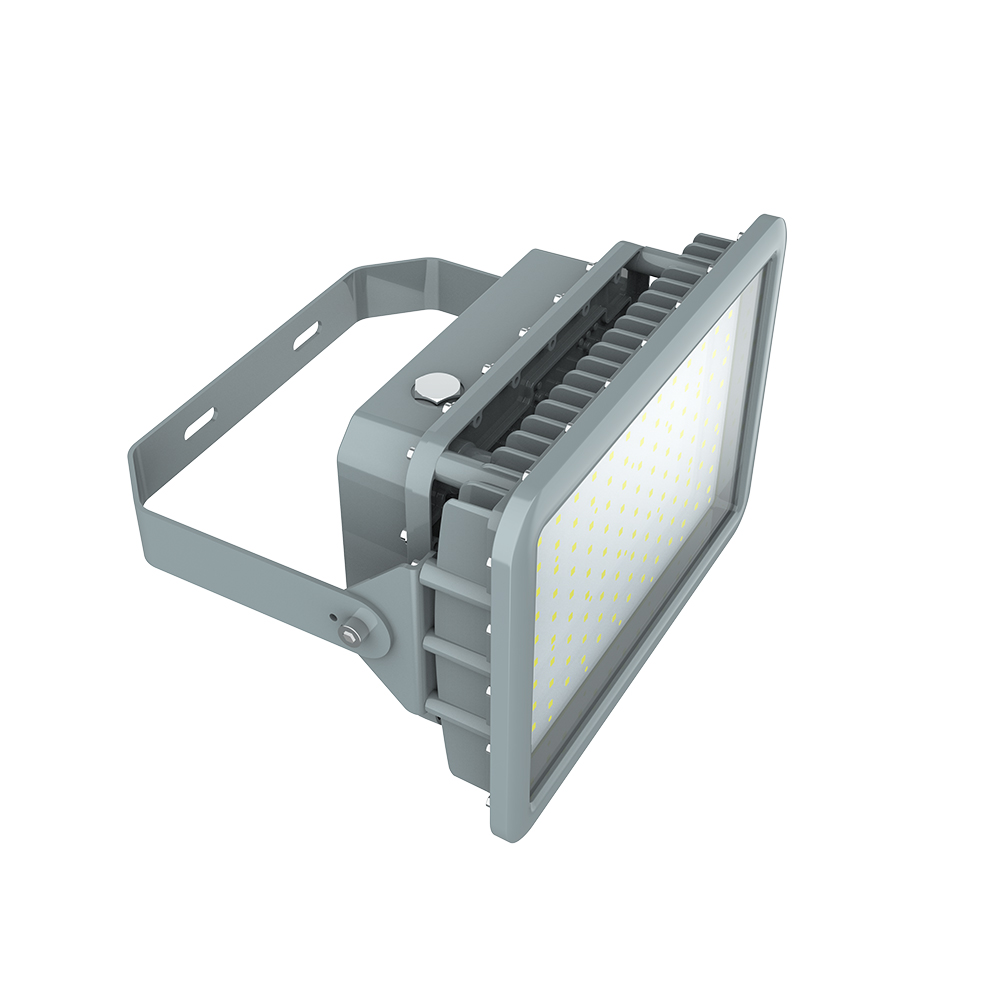 Explosion Proof Work Light Ac100 277v 400w Ip66 5000k 56000lm With Adjustable Trunnion Bracket For Chemical Plant (9)