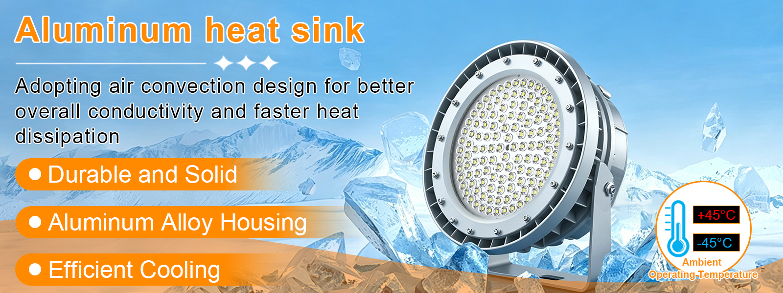 Industrial High Bay Lighting Fixtures 150w Ac100 277v 5000k Dimmable 21000lm Ip66 With Etl Ul Listed For Hazardous Areas (5)