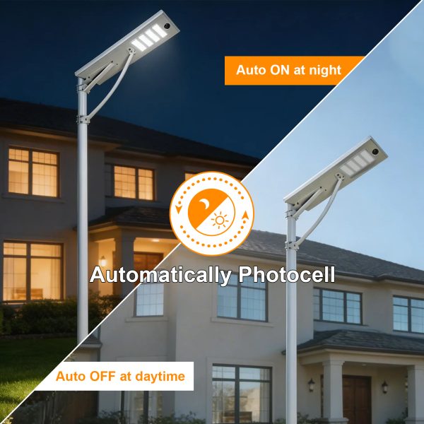 Led Solar Shoebox Street Light Dusk To Down 80w Cct Adjustable 5000k6000k Ip65 With Pir Sensor For Parking Lots (6)