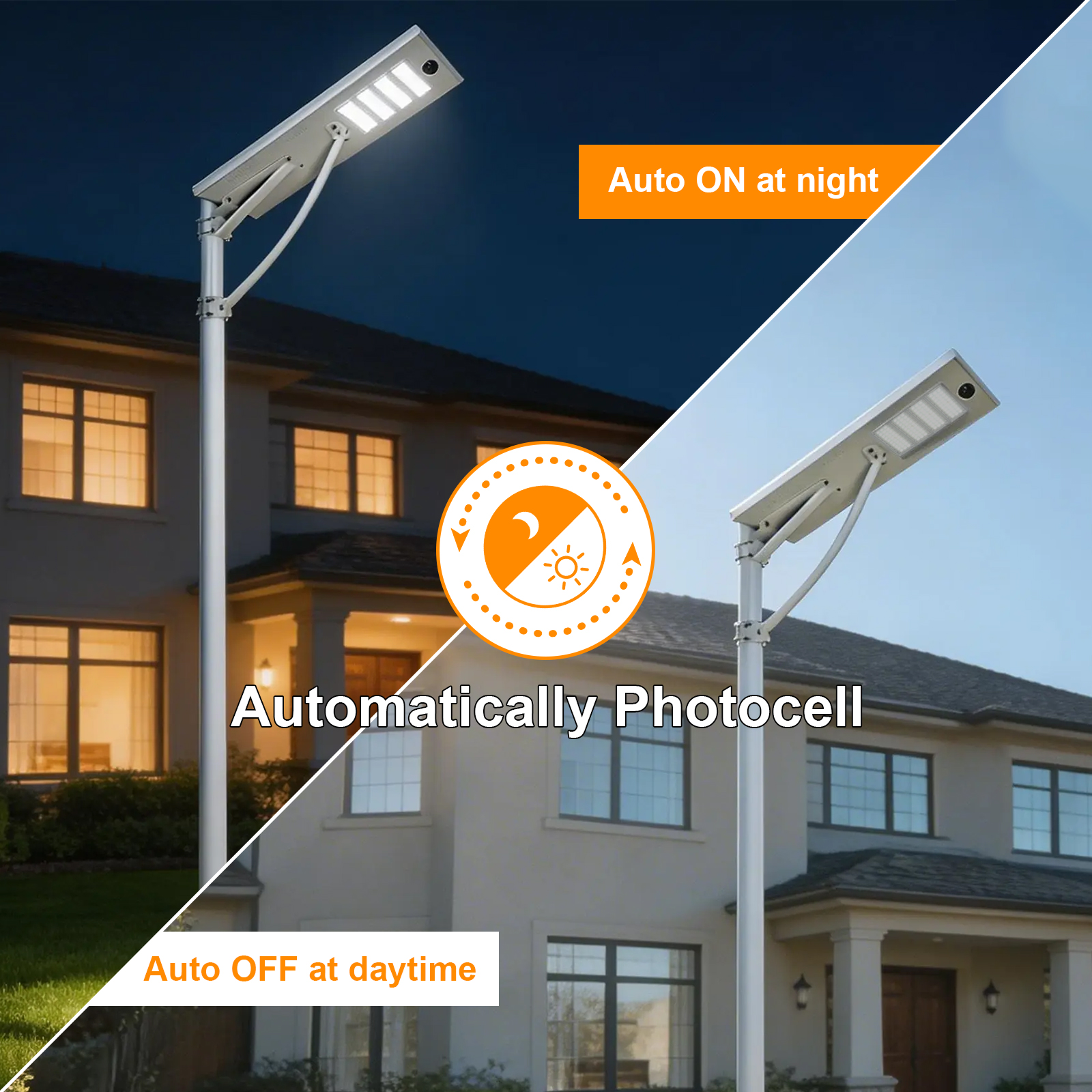 Led Solar Shoebox Street Light Dusk To Down 80w Cct Adjustable 5000k6000k Ip65 With Pir Sensor For Parking Lots (6)