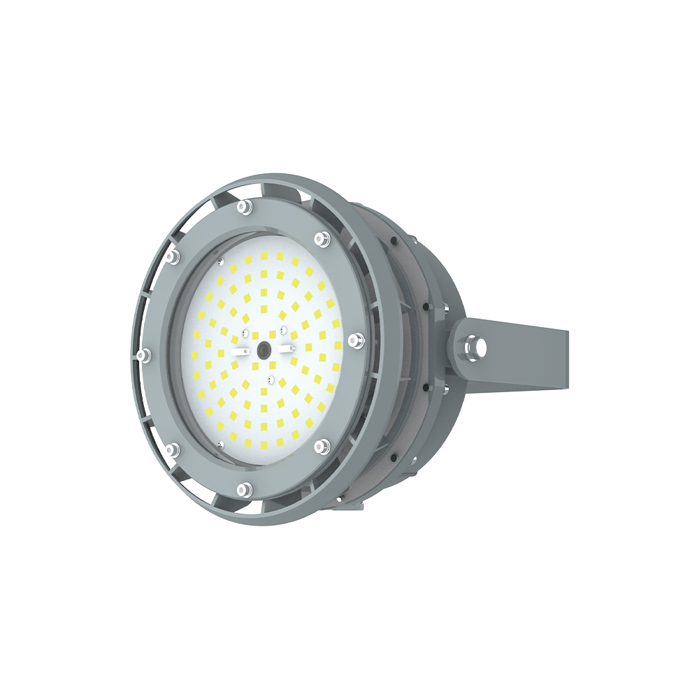 Portable Explosion Proof Lamp 60w Ac100 277v 5000k Dimmable 8100lm Ip66 With Adjustable Trunnion Bracket For Hazardous Locations (1)