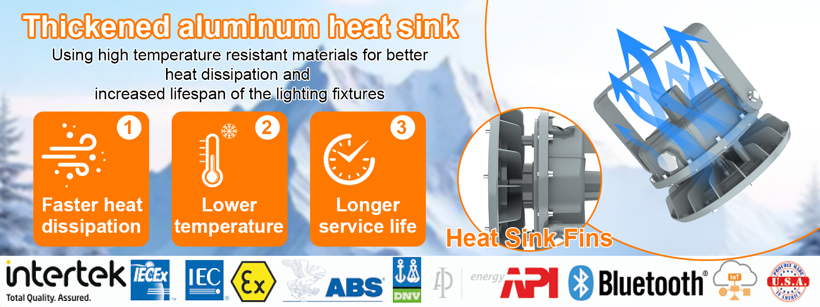 Portable Explosion Proof Lamp 60w Ac100 277v 5000k Dimmable 8100lm Ip66 With Adjustable Trunnion Bracket For Hazardous Locations (7)