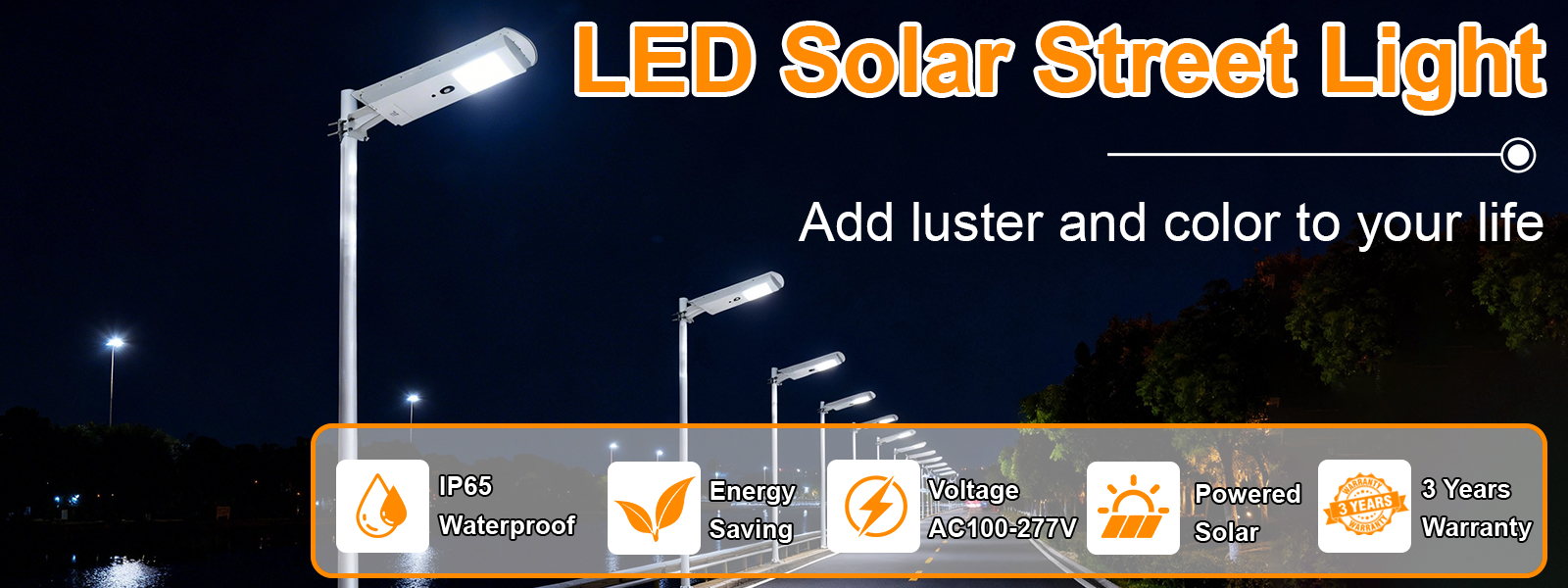 Street Lamp Solar 30w Cct Adjustable 5000k6000k Dusk To Down Ip65 With Pir Sensor For Pathway Lighting (2)