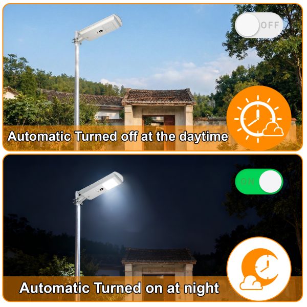 Street Lamp Solar 30w Cct Adjustable 5000k6000k Dusk To Down Ip65 With Pir Sensor For Pathway Lighting (4)