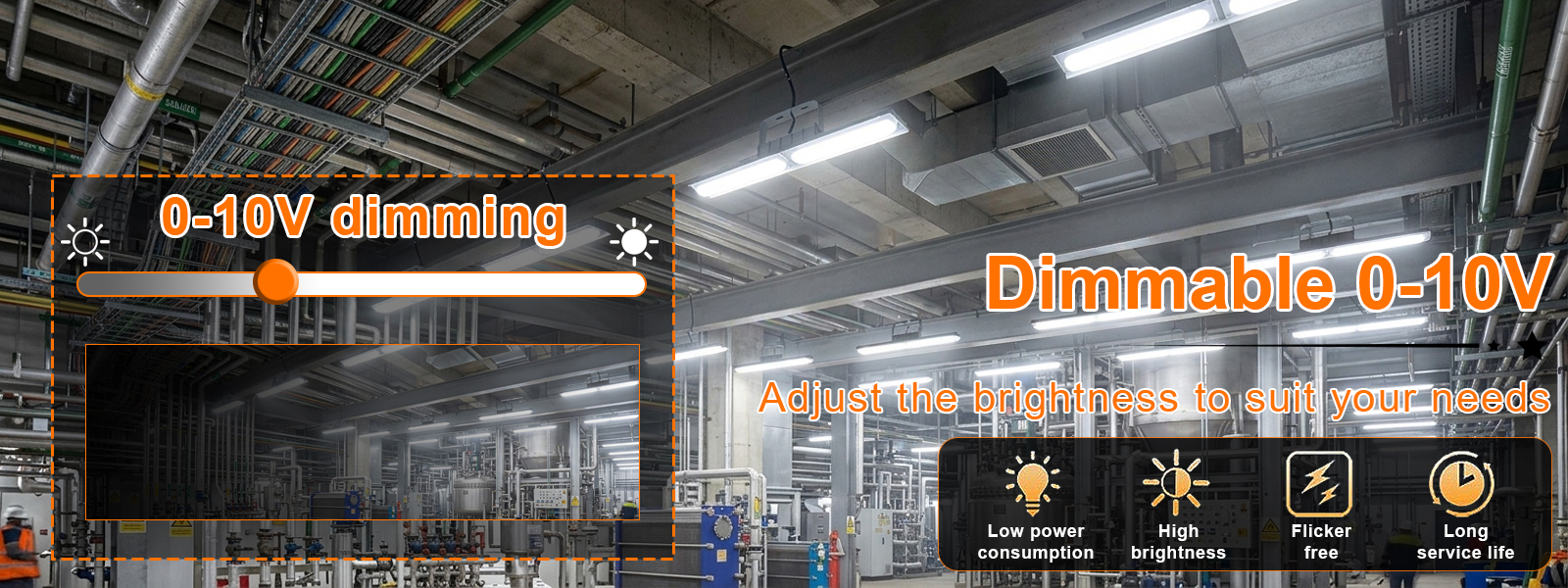 4ft Led Linear Explosion Proof Light 60w Ac100 277v 4000k Ip66 With Etl Ul Listed For Class I Division Ii Hazardous Area (6)