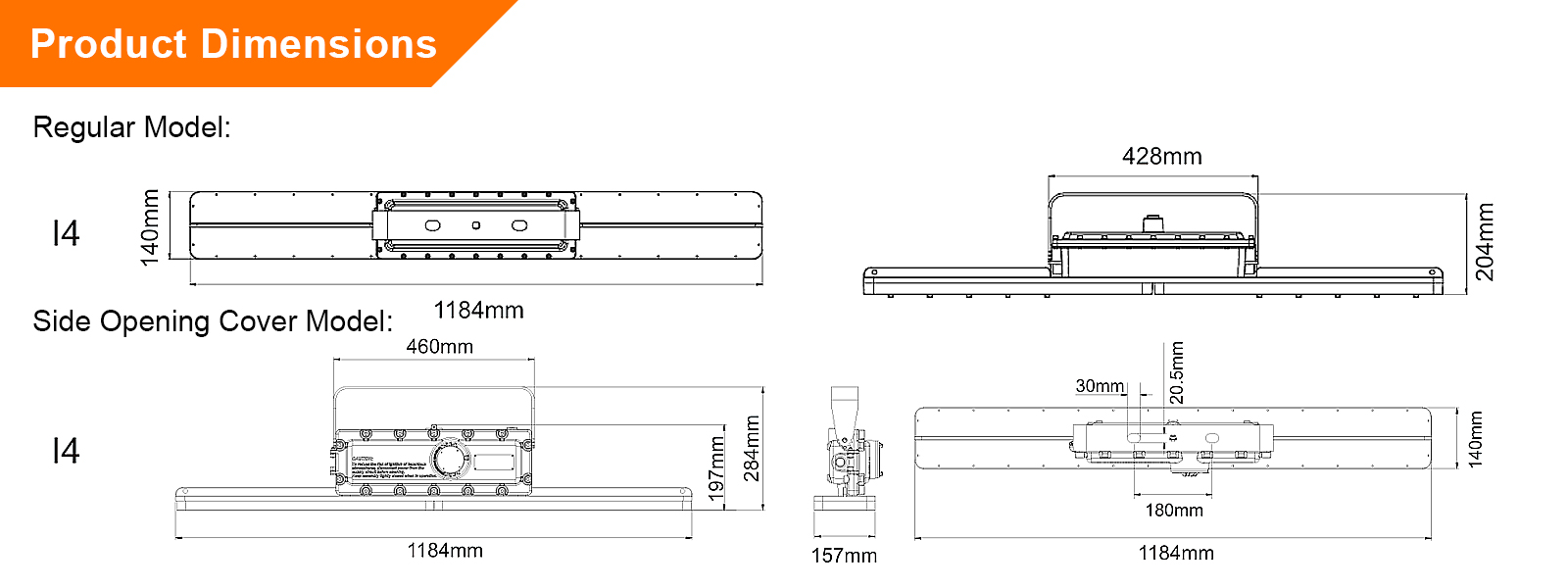 Explosion Proof Linear Led Light 60w 4ft Ac100 277v Dimmable 5000k Ip66 With Etl Ul Listed For Warehouse (2)