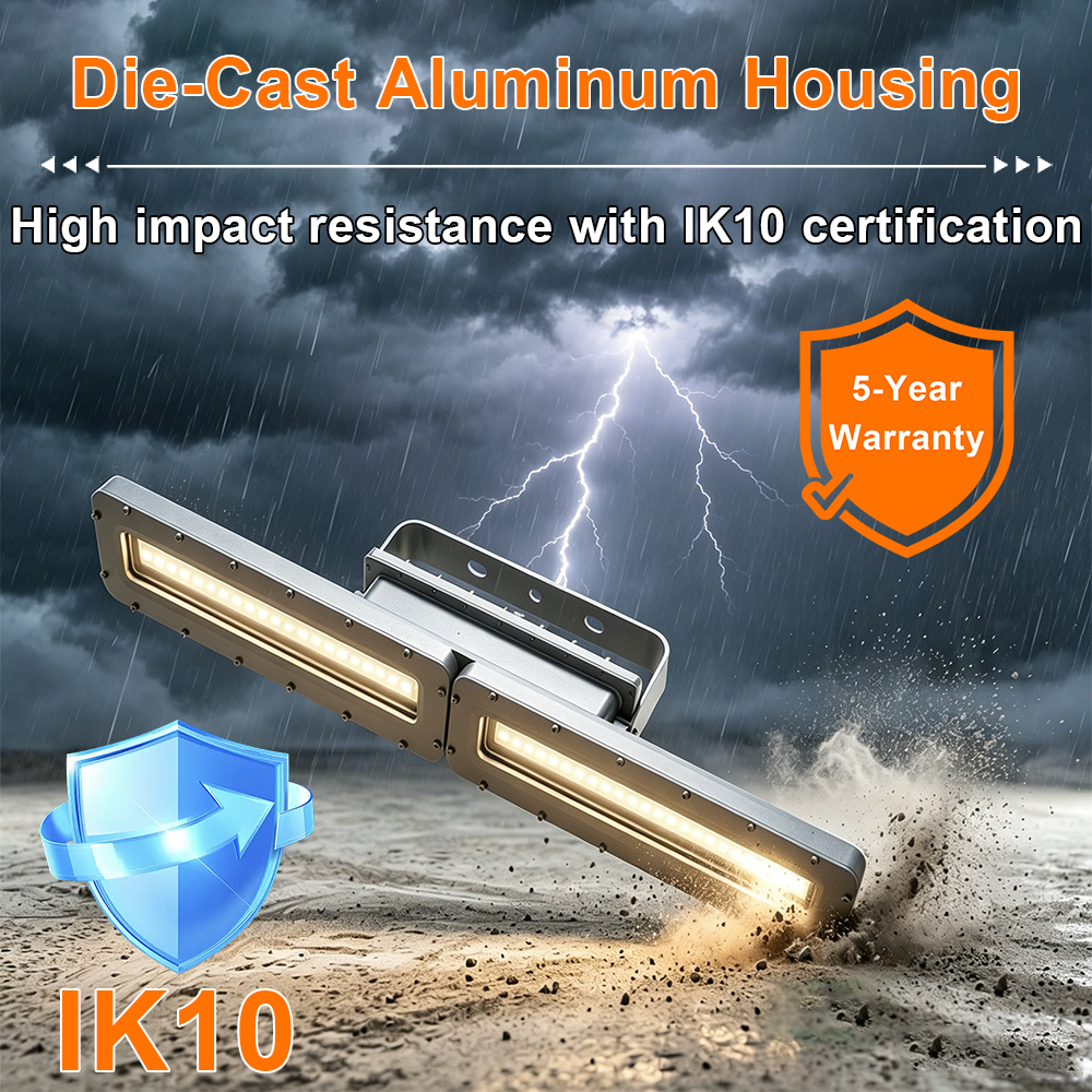 Explosion Proof Linear Led Light 60w 4ft Ac100 277v Dimmable 5000k Ip66 With Etl Ul Listed For Warehouse (5)