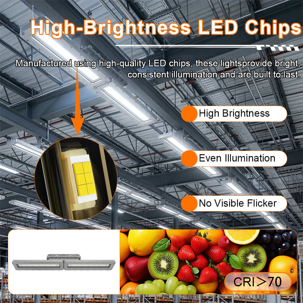 Explosion Proof Linear Led Light 60w 4ft Ac100 277v Dimmable 5000k Ip66 With Etl Ul Listed For Warehouse (6)