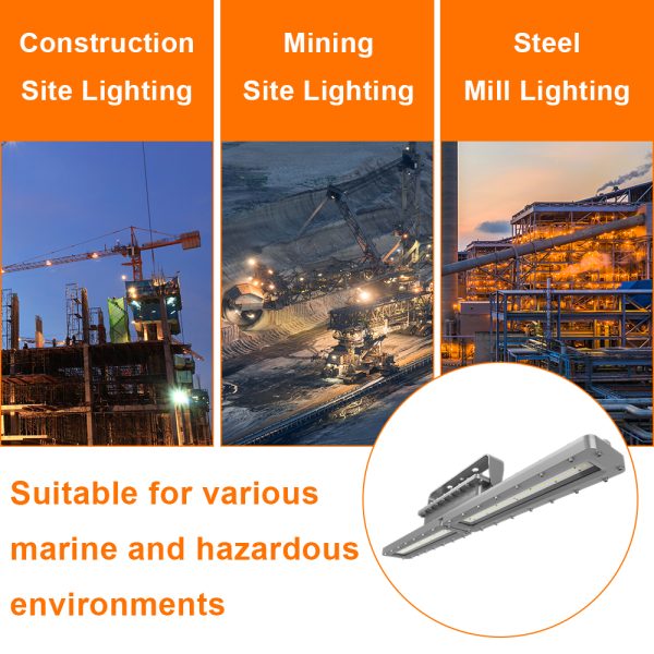 Explosion Proof Linear Led Light 60w 4ft Ac100 277v Dimmable 5000k Ip66 With Etl Ul Listed For Warehouse (8)