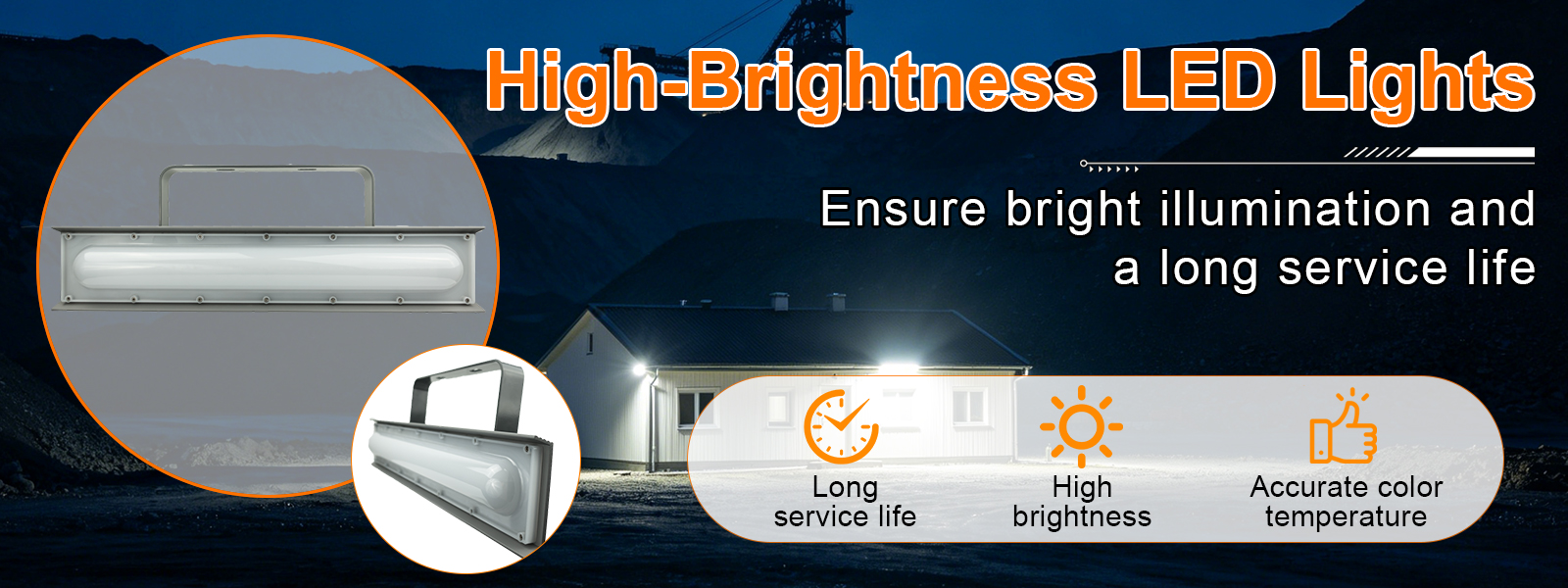 Hazardous Location Led Light Fixtures 2ft 20w Ac100 277v 4000k Class I Division Ii Ip66 With Etl Ul Listed (4)