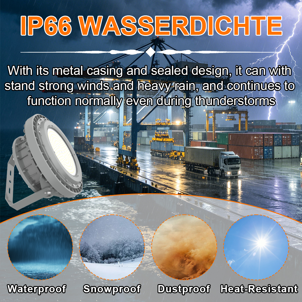 High Bay Explosion Proof Led Light 250w Ac100 277v Dimmable 35000lm 5000k Ip66 Beam Angle 120° For Industrial Sites (5)