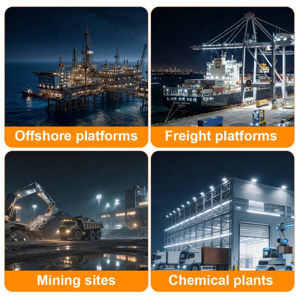 Led Explosion Proof Lamp 150w Ac100 277v 20250lm 5000k Beam Angle 120° Ip66 With Etl Ul Listed For Class I Division I Hazardous Location (2)