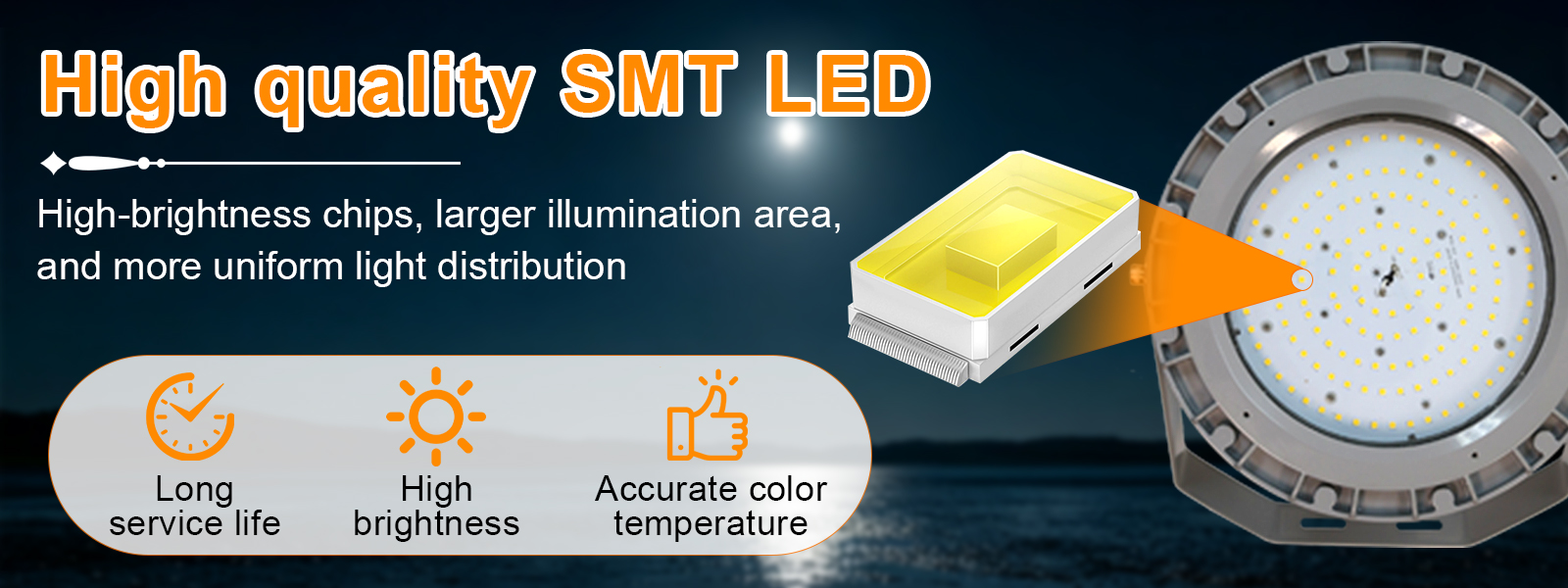 Led Explosion Proof Lamp 150w Ac100 277v 20250lm 5000k Beam Angle 120° Ip66 With Etl Ul Listed For Class I Division I Hazardous Location (4)